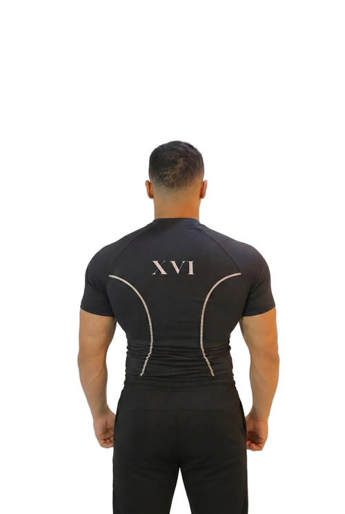 compression t-shirt - black