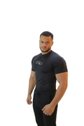 compression t-shirt - black