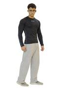 Long sleeve compression - blue