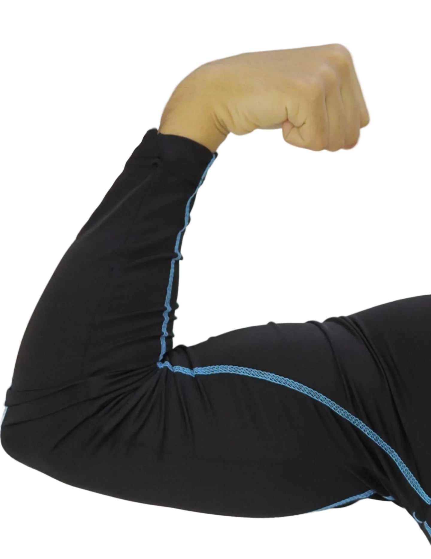 Long sleeve compression - blue